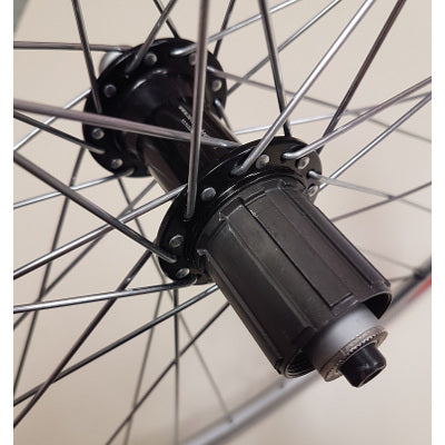 Roue vélo course 700 arrière alu cassette à blocage rapide  - #3