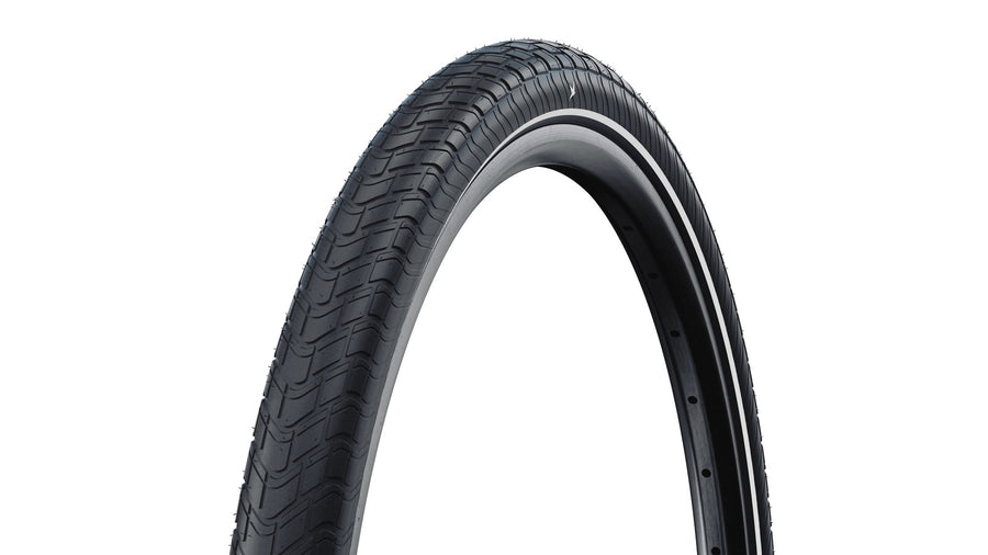 Pneu Schwalbe Motion Big Apple 20 pouces avec gomme Addix Green et protection RaceGuard pour un usage urbain