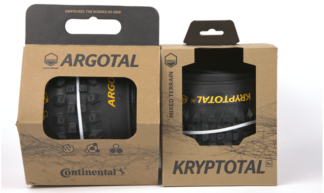 Set pneus VTT Continental Argotal et Kryptotal RE Enduro 29" TLR