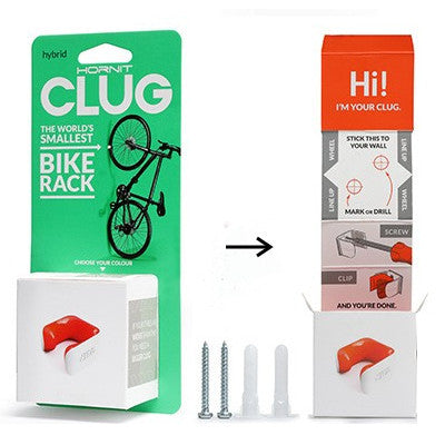 Support au mur design pour vélo Hornit Clug Hybrid noir et blanc - #6