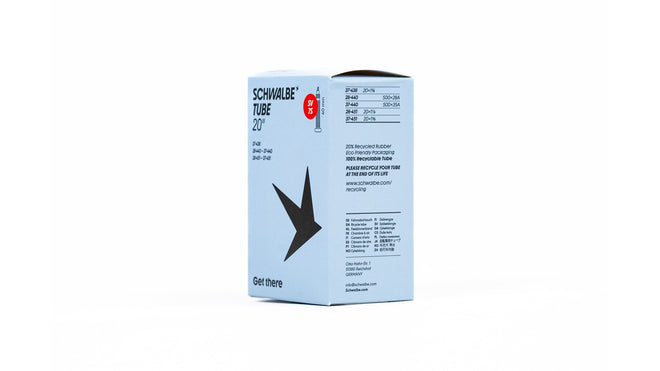 Tube vélo Schwalbe 20 pouces avec valve Presta et Schrader 40 mm pour différents types de pneus