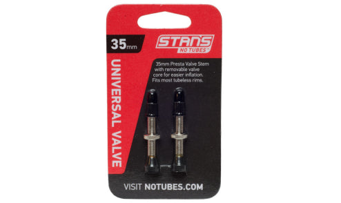 Valves Tubeless VTT Universelles Notubes 35 mm (la paire)