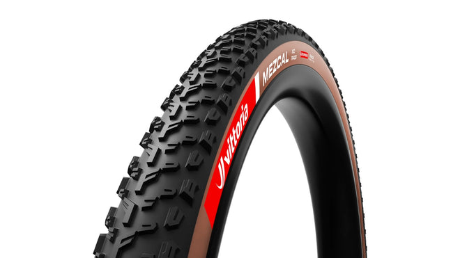 Pneu VTT Vittoria Mezcal XC Race 29 pouces tubeless ready avec gomme Graphene et Silica pour une adhérence optimale